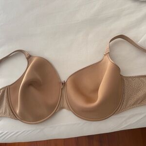 Chantelle Tan Lace Detail BRA 40H.